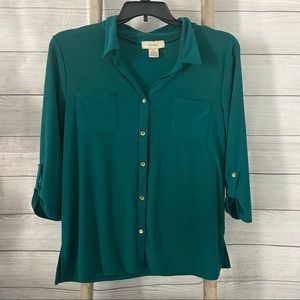 Diana Belle Women's XL Button Blouse